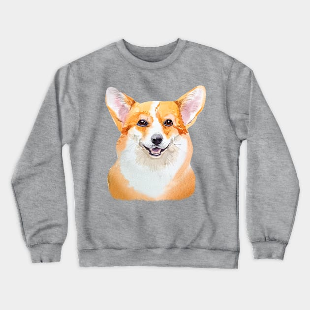 corgi pembroke Crewneck Sweatshirt by VicaVeresk